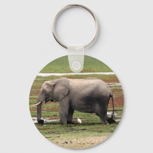 elephant water keychain