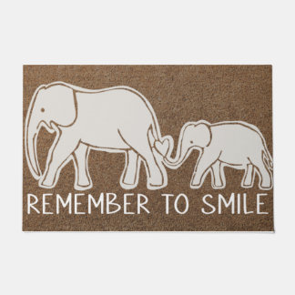Elephant Welcome Doormat | Elephant Lover Mat