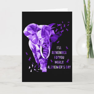 Elephant Will Remember For You World Heimerheimer Card
