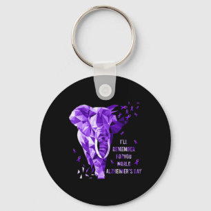 Elephant Will Remember For You World Heimerheimer Keychain