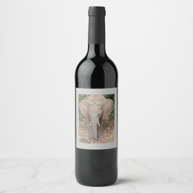 Elephant Wine Label (Front)