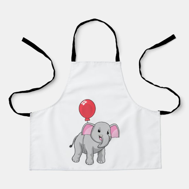 Elephant with Balloon Apron (Front)