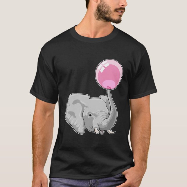 Elephant with Balloon T-Shirt (Front)