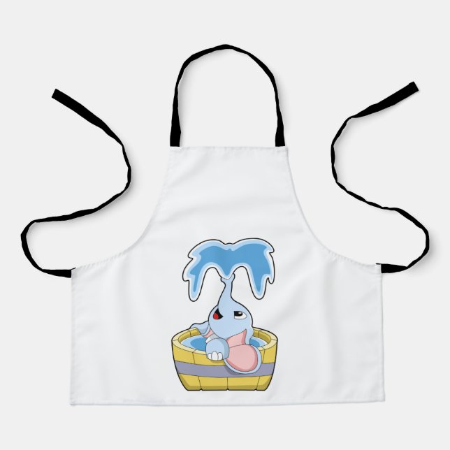Elephant with Bathtub full of Water Apron (Front)