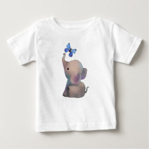 Elephant with butterfly baby T-Shirt