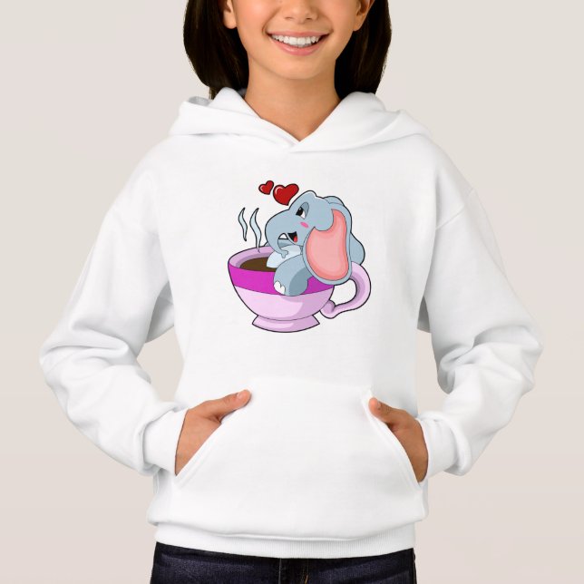 Elephant with Coffee Cup (Front)