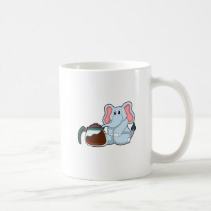 Elephant with Coffee pot Mug