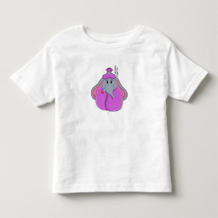 Elephant with Fever thermometer Toddler T-shirt