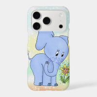 Elephant with flower