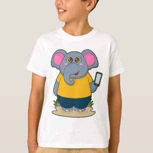 Elephant with Mobile T-Shirt
