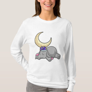 Elephant with Moon T-Shirt