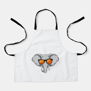 Elephant with Sunglasses Apron