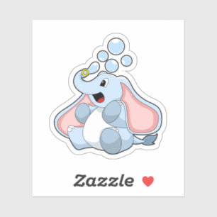 Elephant with Water bubbles