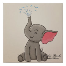 Elephant With Water