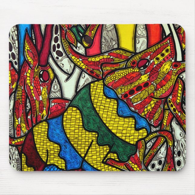 Elephant world mouse pad (Front)