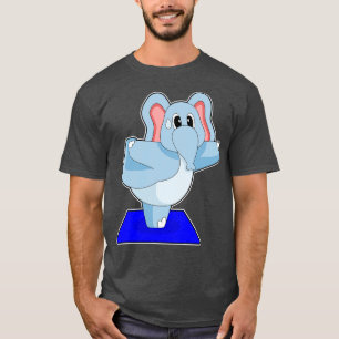 Elephant Yoga Fitness Gymnastics T-Shirt