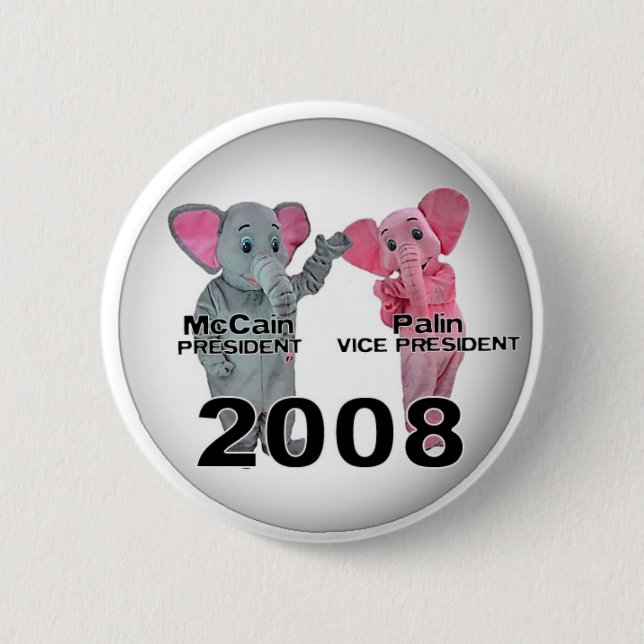 Elephantcandidates 2 Inch Round Button (Front)