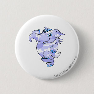 Elephante Cloud 2 Inch Round Button