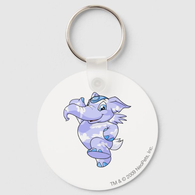 Elephante Cloud Keychain (Front)