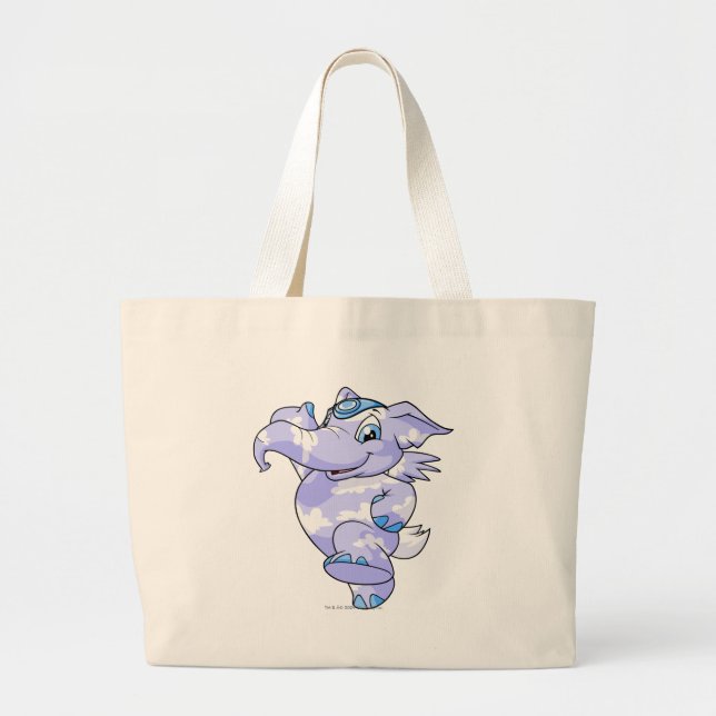Elephante Cloud Large Tote Bag (Front)