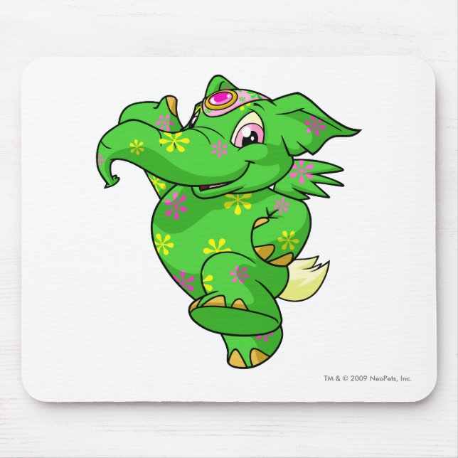 Elephante Disco Mouse Pad (Front)