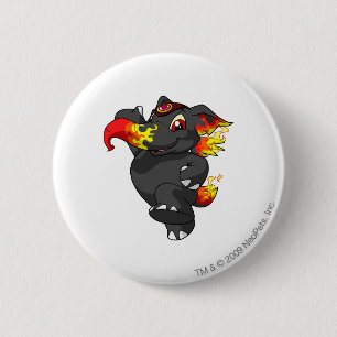 Elephante Fire 2 Inch Round Button