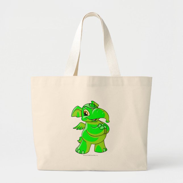 Elephante Glowing.Pn Large Tote Bag (Front)