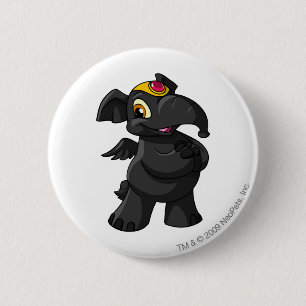 Elephante Shadow 2 Inch Round Button