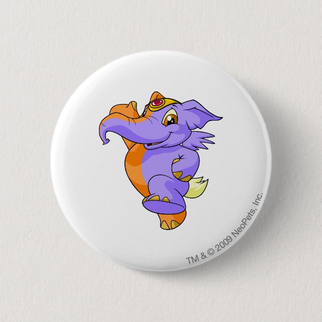 Elephante Split 2 Inch Round Button (Front)