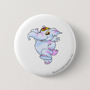 Elephante Striped 2 Inch Round Button