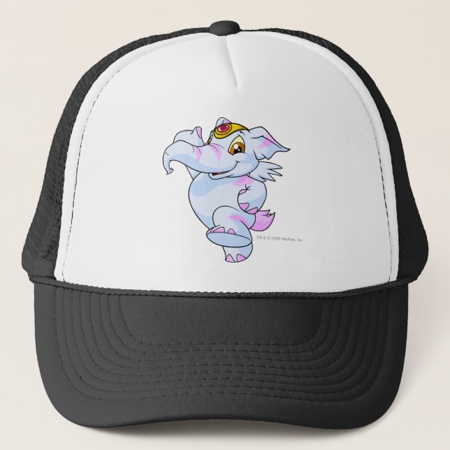 Elephante Striped Trucker Hat (Front)