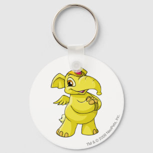 Elephante Yellow Keychain