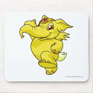 Elephante Yellow Mouse Pad