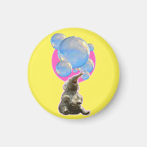 ELEPHANTS AIME BUBBLES - Aimant cuisine