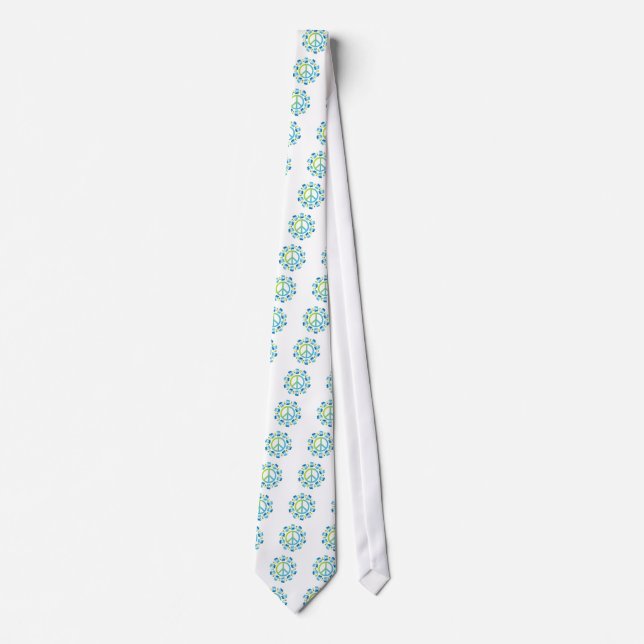 Elephants and Peace Tie (Front)