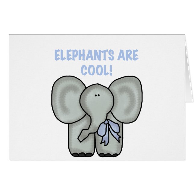Elephants Are Cool Tshirts and Gifts (Front Horizontal)