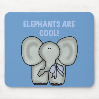 Elephants Are Cool Tshirts and Gifts Mouse Pad