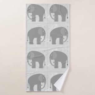 Elephants Bath Towel