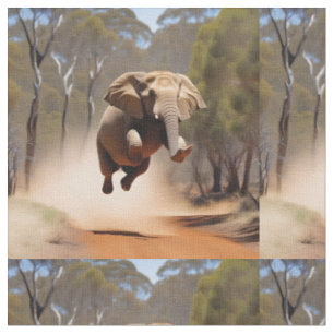 Elephants Can Jump, Fabric