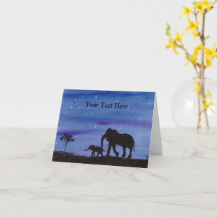 Elephants Card