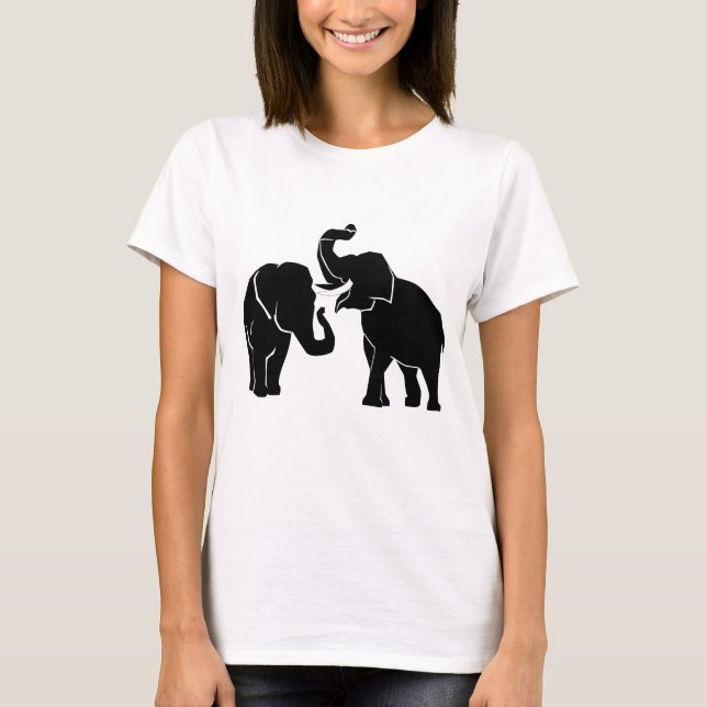 Elephants Couplr T-Shirt (Front)