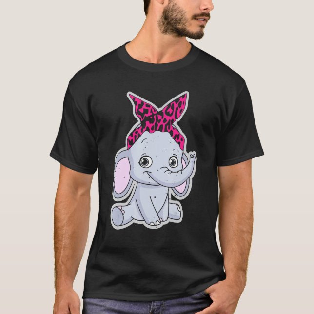Elephants Cute T-Shirt (Front)