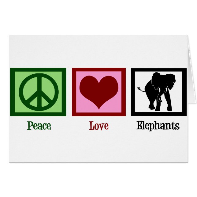 Eléphants d'amour pour la paix (Devant horizontal)