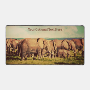 Eléphants de texte personnalisé