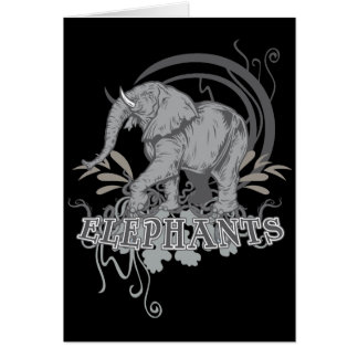 Elephants in Grey