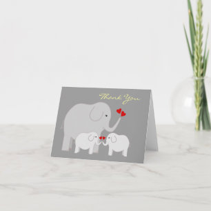 Elephants in Grey Twins Thank You