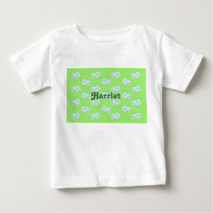 Elephants in the grass baby t-shirt