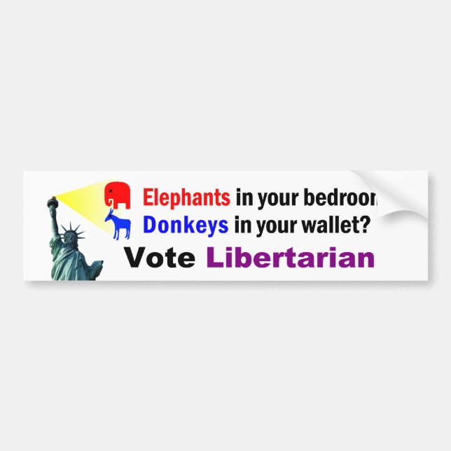 Elephants In Your Bedroom Bumper Sticker (Front)