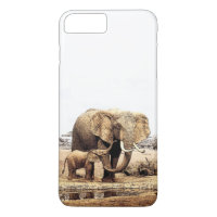 Eléphants iPhone 7 Plus Coque