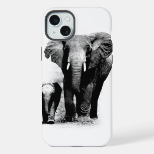 Elephants iPhone 15 Plus Case